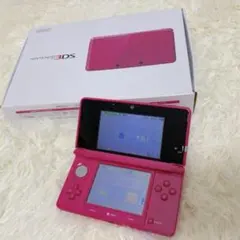 【美品】3DS本体 グロスピンク 傷汚れ無し 付属品付き