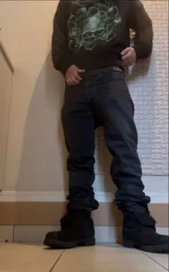 ワックス加工 フレアデニム y2k swag opium nubian LEAN - メルカリ