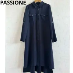PASSIONE（パシオーネ） 袖2way サイドスリット シャツワンピースのサムネイル