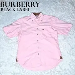 BURBERRY BLACK LABEL バーバリー 半袖シャツ ピンク S
