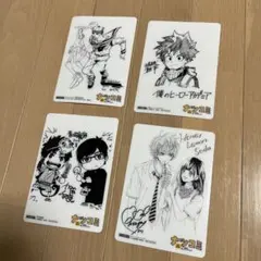 ナツコミ　2019 サイン色紙風下敷き　4枚セット
