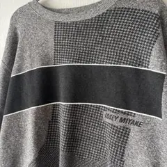 ISSEY MIYAKE 千鳥格子柄 スウェット トレーナーのサムネイル