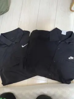 Nike ブラックポロシャツ 2点セット