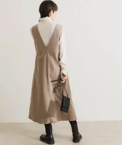 【美品】アーバンリサーチ　コーデュロイワンピース ジャンパースカート