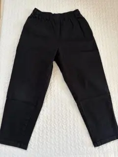 GU パンツ ストレッチシェフパンツ ブラック