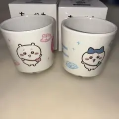 ちいかわxくら寿司 ①ちいかわ＆②ハチワレセット 湯吞み