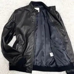 EDIFICE エディフィス 羊革 シングル ライダース ジャケット Cinquanta◇エディフィス別注/シングルライダースジャケット/44