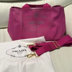 PRADA ピンク ショルダーバッグ