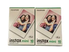 新品未開封チェキフィルム 10枚 instax mini 富士フィルム2個セット
