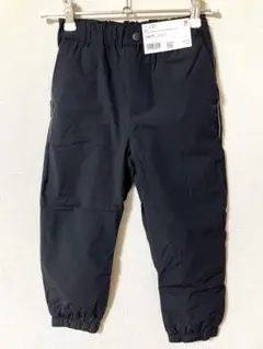 【新品タグ付 】ユニクロ ストレッチウォームイージーパンツ 暖パン110ブラック