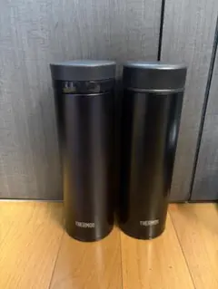 THERMOS ケータイマグ 水筒 ブラック ネイビー 2個セットのサムネイル