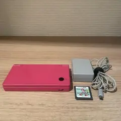 【動作確認済】ニンテンドーDS i ピンク 充電器/ソフト付き タッチペン無し