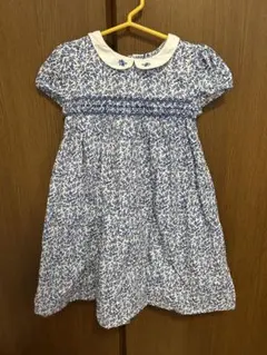 JoJo maman bebe花柄半袖ワンピース 100cm