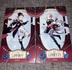 原神　リネ　リネット　ケンタッキー　コラボクリアファイル