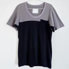 sacai メンズ バイカラーTシャツのサムネイル
