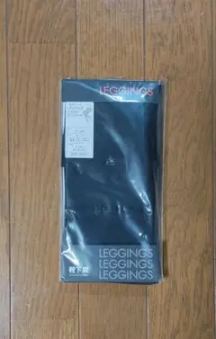 新品未開封　靴下屋　80デニール レギンス　10分丈　ブラック　サイズM～Lのサムネイル