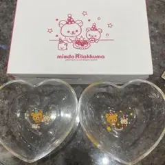 リラックマ　ガラスボウル　4枚セット