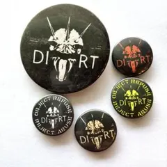 DISRUPT 缶バッジ パンク ハードコア クラスト - メルカリ