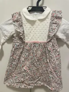 bebe reduction 花柄ワンピース風トップス