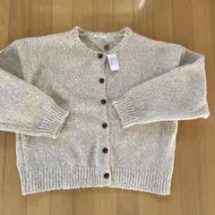 FREAK'S STORE ベージュ ニットカーディガン