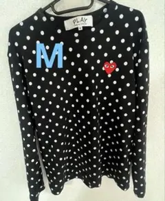 希少サイズ PLAY COMME DES GARÇONS ポルカドット ロンT PLAY COMME des GARÇONS ポルカドットロングスリーブTシャツ - メルカリ