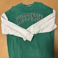 Quash WISCONSIN トレーナー Lサイズ グリーン