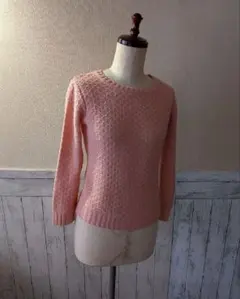 used ピンクのシンプルセーター セーター
