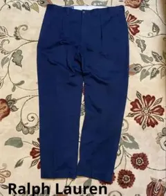 【アメリカ古着】【極太】 90s Polo チノパン ネイビー