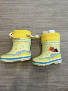 【新品未使用】アンパンマン レインブーツ イエロー