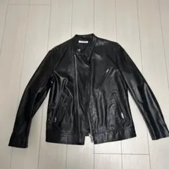 JOURNAL STANDARD ブラックレザーライダースジャケット　M