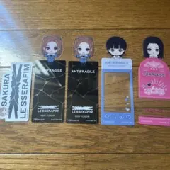 ルセラフィム　ステッカー　しおり　まとめ売り　クラ　ユンジン　マンチェ