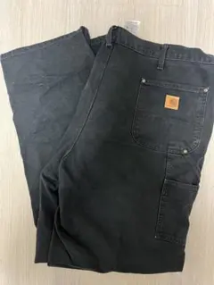 Carharrtダブルニーパンツ　ブラック