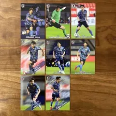 カルビー 日本代表チップス 2022年 8枚セット