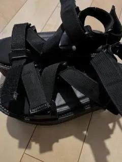 R*!様 Yosuke ヨースケ　厚底サンダル　ブラック　22.5