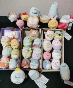 すみっコぐらし てのりぬいぐるみ マスコット グッズ 34点まとめ売り