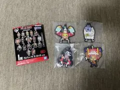 ワンピース FILM RED I賞　ラバーマスコット4種
