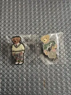 POLO ポロベア ピンバッジ2点セット ピンズ