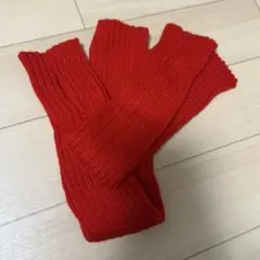 匿名配送　推し活　推し色　推しアピ　アームウォーマー　赤