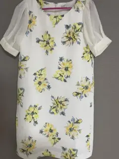 MERCURYDUO 花柄 半袖 ワンピース サイズF