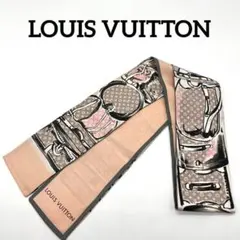 ルイヴィトン バンドー トランク ナロー スカーフ ローズプードル