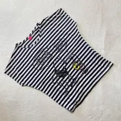 ディズニー Tシャツ ストライプ プーさん 半袖 ホワイト Mサイズ 可愛い