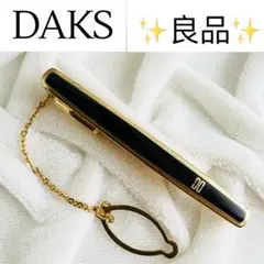 ダックス　ネクタイピン　ブラック&ゴールド　おしゃれ　人気　高級感　黒　金のサムネイル