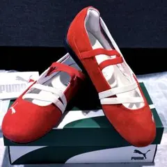 新品 PUMA SPEEDCAT BALLET レッド バレエシューズ 23.5