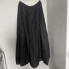 ヤマダヤ福袋　Aga ブラック フレアロングスカート
