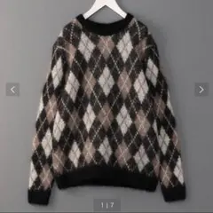 【最終値下げ】ROKU × バトナー アーガイルニット