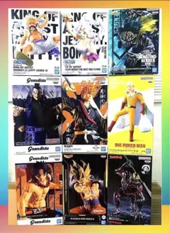 アニメキャラクター最新プライズフィギュア9体セット まとめ売り 新品未開封