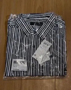 【未使用品】ナノ・ユニバース　麻混　半袖シャツ　Ｌ　定価7700円