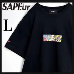 【超美品】サプール sapeur ハンコック Tシャツ ワンピース ブラック Lのサムネイル