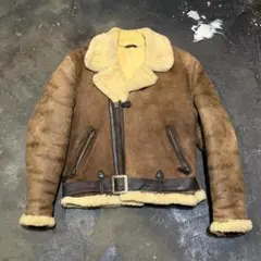 USA製 SCHOTT ショット リアルムートンフライトジャケットB-3 40