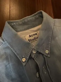 Acne Studios ボタンダウンシャツ ライトブルー